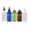 Frasco cuentagotas transparente, 500 ml, punta de cuentagotas negra, para líquidos, frasco cuentagotas de látex, 500 ml, frasco cuentagotas para aceite, frasco de perfume