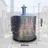Cubo para Quemar Papel de Acero Inoxidable Espesado Cubo Dorado para Quemar Cubo para Quemar Escrituras Estufa Yuanbao para Exteriores Cubo para Derretir Tesoros Cuenco para Recolectar Tesoros Cubo de Incineración
