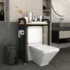Estante de Baño de una Sola Capa Encima del Inodoro, Estante de Pie Detrás del Inodoro