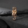 Nota Microfone Broche Masculino e Feminino Estilo Japonês Metal Personalizado Pin Temperamento Corpete Roupas Criativas Bolsa Acessórios