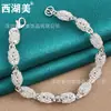 Pulseira de Joias com Fio de Contas de Lanterna Americana de Prata Oca West Lake