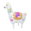 Arranjo de decoração de festa de carnaval mexicana Cartoon Alpaca Balão de filme de alumínio Alpaca Balão de folha de alumínio Atacado