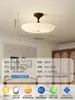 Lámpara de techo china creativa con pétalos para dormitorio, estilo antiguo francés, para restaurante, bar, sencilla y silenciosa, con forma de balancín de viento