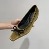 2026 nuevos mocasines versátiles estilo coreano elegantes con estampado de leopardo retro, lazo, punta fina y suela blanda, para ir al trabajo
