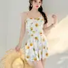 Traje de Baño de Color Sólido Adelgazante Moderno Conservador Sexy Popular Venta al por Mayor Traje de Baño Moldeador de Cintura Estilo Falda para Mujer