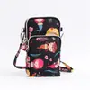 Bolsa diagonal para teléfono móvil al por mayor Nueva Bolsa pequeña para mujer Bolsa de tela para teléfono móvil bolsa vertical para cuello brazo muñeca monedero