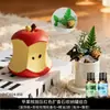 Adorno difusor de aroma casero sin llama con forma de corazón de manzana de dibujos animados, piedra difusora creativa para fragancia duradera en interiores