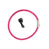 Collar luminoso LED de silicona para mascotas, collar luminoso USB recargable para perros, suministro directo de fabricantes
