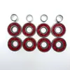 Roda de skate roda flash LED peixe pequeno prancha longa roda transparente roda luminosa PU geração de ponto