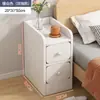 Armário Estreito para Cabeceira Ka/Ultra Armazenamento Multifuncional Armário Ultra-Estreito Armazenamento Simples Quarto Espaço Simples Cama