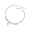 Pulseira de Prata Esterlina 925 Gelo Triturado Moedas dos Cinco Imperadores Diamante Incrustado Feminina Simples Novo Estilo Chinês Fashionável Personalidade Joia de Mão B6229