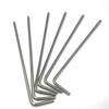 Llave Allen de cabeza de bola larga extendida niquelada para fabricantes, venta al por mayor, cabeza redonda, llave hexagonal interna, llave hexagonal de borde H10