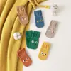 Calcetines Antideslizantes de Dibujos Animados para Bebé de Media Caña para Caminar en Interiores Calcetines de Piso para Bebé Niños Niñas Niños Calcetines de Otoño Invierno 1-3