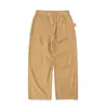 Calça Casual TRS Streetwear 26AW Lona Lavada Cor Sólida Vintage Solta Reta Lenhador para Homens e Mulheres