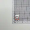Panda Travesso Cinco Tipos de Acessórios de Resina Cartoon Fofos DIY Capa de Celular Cola de Creme Grampo de Cabelo Feito à Mão Adesivos