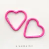 Pintura Horneada Resistente al Color Color Macarrón Corazón Estrella Cierre de Primavera Llavero DIY Dopamina Perler Beads Colgante Percha