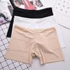 Pantalones de Seguridad de Seda de Hielo Ropa Interior de Cintura Baja para Mujer a Prueba de Fugas Verano Delgada Antiluz Cuatro Esquinas Pantalones Bóxer Juveniles para Mujer Cabeza