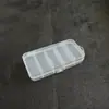 Caja de herramientas de cinco compartimentos Luya accesorios para pesca con señuelos caja de pesca caja de almacenamiento de equipo de pesca caja de juego de señuelos color pistola caja Luya
