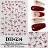 Adesivos de Unha de Laço Doce, Simples e Versáteis Laço DIY Acessórios de Adesivos para Nail Art Dh634