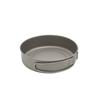 Sartén de titanio puro para exteriores de 0,5 l, vajilla para acampar, utensilios de cocina para exteriores, sartén portátil para acampar, plato de fruta para el hogar