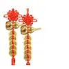 Colgante de Calabaza de Cobre de Puerta a Puerta con Monedas de los Cinco Emperadores para Dormitorio Sala de Estar Parte Superior de Presión de Viga Nudo Auspicioso Fortuna y Riqueza Cadena de Monedas de Cobre Venta al por Mayor