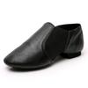 Zapatos de animadora con bola de flores, zapatos de práctica de baile para adultos con suela suave, zapatos de yoga de cuero y ballet de jazz, venta al por mayor.