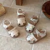 Sandalias de Niña de Verano 2026 Estilo Nuevo, Zapatos para Niñas, Zapatos de Princesa Transpirables de Punta Cerrada, Modernos Zapatos para Niños Pequeños Estilo Coreano