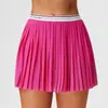 Traje Deportivo Transfronterizo para Mujer, de Manga Corta, Ligero, Transpirable, Polo Ajustado, Falda de Tenis Adelgazante para Fitness