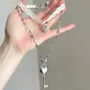 Cadena para Clavícula con Borla Apilable para Mujer, Collar Multicapa 2026 Nuevo, Gargantilla, Cadena para el Cuello, Estilo de Nicho de Lujo Ligero de Alta Gama