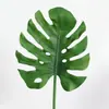 Folhas Artificiais de Costela de Adão para Decoração e Paisagismo, Folhas de Costela de Adão de Galho Único com Sensação de Planta Verde