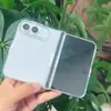 Adecuado para funda de teléfono plegable iPhone 18 Duo, transparente, no amarillea, duradera, cobertura total, con protección del marco central y adsorción magnética