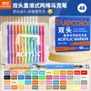 Marcadores Acrílicos de Punta Suave de Color Verdadero para Dibujo Artístico de Estudiantes de Primaria, Opacos y Apilables, Venta al por Mayor