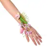 Suministros para bodas flor de muñeca decoración de flor de muñeca decorativa a juego con disfraz navideño tulipán artificial combinación de flores pequeñas decoración
