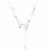 Collar Nuevo de Perlas y Circonitas 2026, Diseño Único, Cadena para Clavícula de Moda y Versátil, Joyería de Lujo Ligero para Mujeres