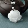 Collar con Colgante de Jade Blanco Jade Blanco Guanyin Buda Dragón Marca Guan Gong Modelo 20 Yuan Distribución de Puesto de Jade Suministro en Vivo