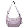 Bolso Cruzado Femenino Bolso Pequeño Dumpling Nuevo 2025 Bolso de Gran Capacidad para Mujer El Más Fácil de Combinar Casual Ligero Bolso de Lona para Mujer