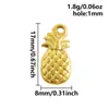 Aço Inoxidável 304 Série Frutas Pingente Abacaxi Acessórios DIY Colar Pulseira Acessórios de Joalheria Transfronteiriça Acessórios em Estoque