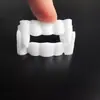 Horror Zumbi Vampiro Prótese Dentária Branca Halloween Prótese Dentária Adereços Suprimentos Brinquedos Assustadores Pegadinhas Atacado
