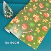 Venta al por mayor de fábrica 70x 100cm tamaño grande papel de regalo de Navidad flores Amazon papel de regalo de cumpleaños