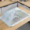 Novo Modelo 2025 Cobertura de Comida Doméstica, Tampa de Prato, Cobertura de Mesa de Jantar, Anti-Mosca, à Prova de Poeira, Guarda-Chuva de Comida Dobrável, Cobertura de Gaze para Venda por Atacado