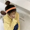 Arco de Cabelo de Pelúcia Feminino Outono e Inverno Mao Mao Largo na Borda Superior do Crânio Arco para Cabelo Pacote de Cabelo Branco Versátil para Sair