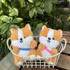 Muñeco de Peluche de Cachorro Corgi Lindo y Súper Lindo Colgante para Bolso Llavero Colgante Muñeco Shiba Inu Colgante Venta al por Mayor