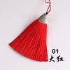Chapéu Boca de Peixe 8cm Joia de Orelha com Borla DIY Feito à Mão Sachê Sachê Pingente de Roupa Pingente de Leque Joia Pingente de Borla