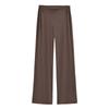 Pantalones Sexy de Cintura Baja con Cremallera para Chica, Casuales, de Fitness, Deportivos, de Pierna Recta, Elásticos, Ajustados, de Color Sólido, de Pierna Ancha