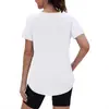 Comercio Exterior Transfronterizo Europeo y Americano 2026 Camiseta Versátil de Color Sólido para Mujer Verano Estilo Casual Holgada Moda Manga Corta En Stock