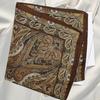 Pañuelo Cuadrado Pequeño de Alta Gama, Pañuelo Paisley para Mujer, Stock Listo Transfronterizo Coreano, Pañuelo Cuadrado con Estampado de Leopardo de Imitación al por Mayor
