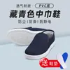 Zapatos Antiestáticos, Suelas Gruesas Suaves, Zapatos a Prueba de Polvo para Talleres Libres de Polvo, Zapatos Limpios de Cuatro Agujeros, Zapatos Estáticos para Hombre y Mujer, Transpirables