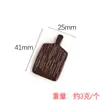 YQT simulação bolsa de bife Wellington brincadeira de comida ornaments de cena de padaria bandeja com textura de madeira louça acessórios de resina DIY