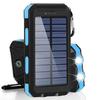 Carregador solar novo de 22,5W, alta capacidade, carregamento rápido, 50000 mA, porta USB, power bank para celular, acampamento ao ar livre