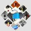 Selo de fio hexagonal para caminhões-baú, veículos de transporte de carvão logístico, tipo de aperto para medidores de água e energia